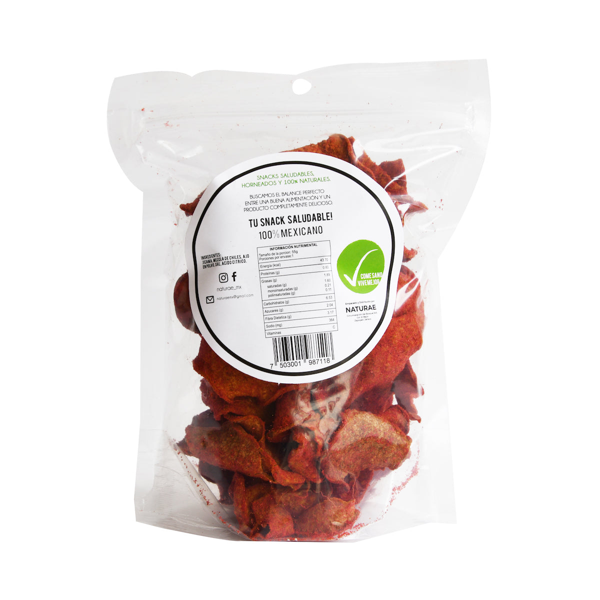Chips de jícama adobada naturaemx
